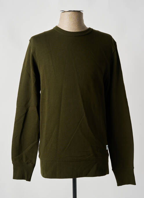 Sweat-shirt vert JACK & JONES pour homme