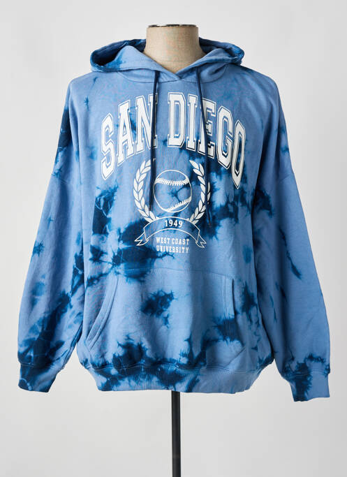 Sweat-shirt à capuche bleu TALLY WEIJL pour femme