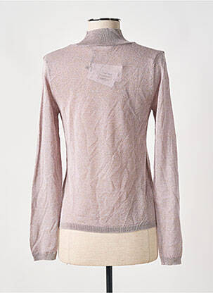 Pull col roulé rose MANGO femme