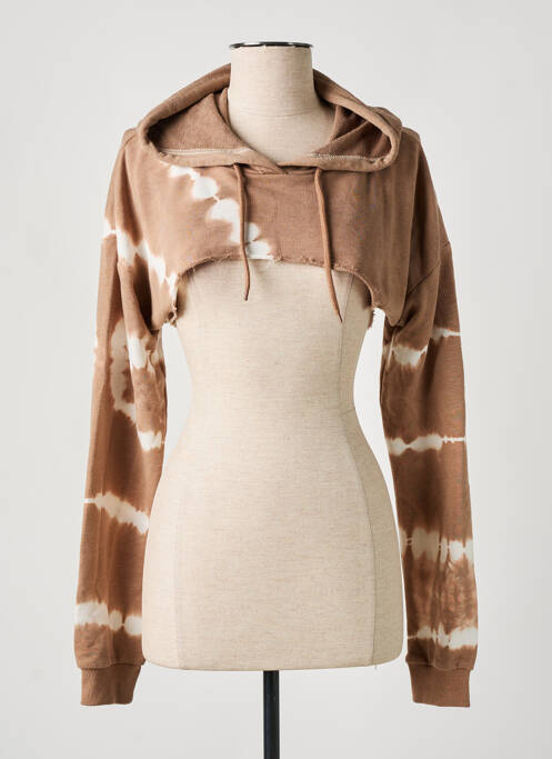 Sweat-shirt à capuche marron TALLY WEIJL pour femme