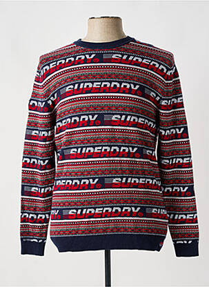 Pull bleu SUPERDRY homme