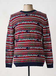 Pull bleu SUPERDRY homme