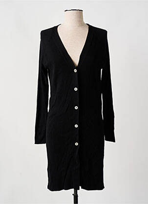 Gilet manches longues noir MANGO femme