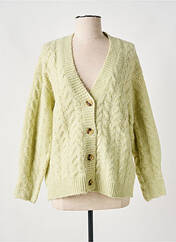 Gilet manches longues vert MANGO pour femme seconde vue