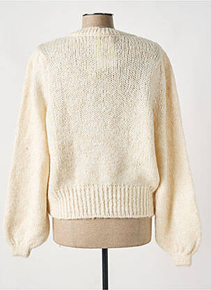 Gilet manches longues beige ONLY femme