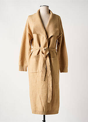 Gilet manches longues marron CHERRY PARIS femme