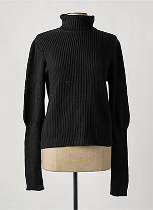 Pull col roulé noir MEXX femme