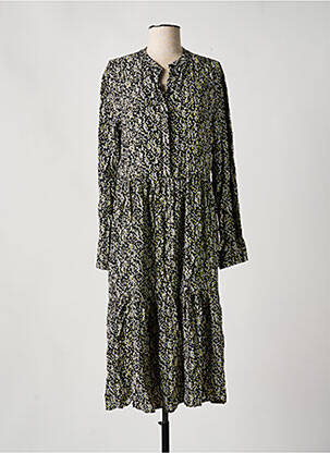 Robe longue noir OPUS femme