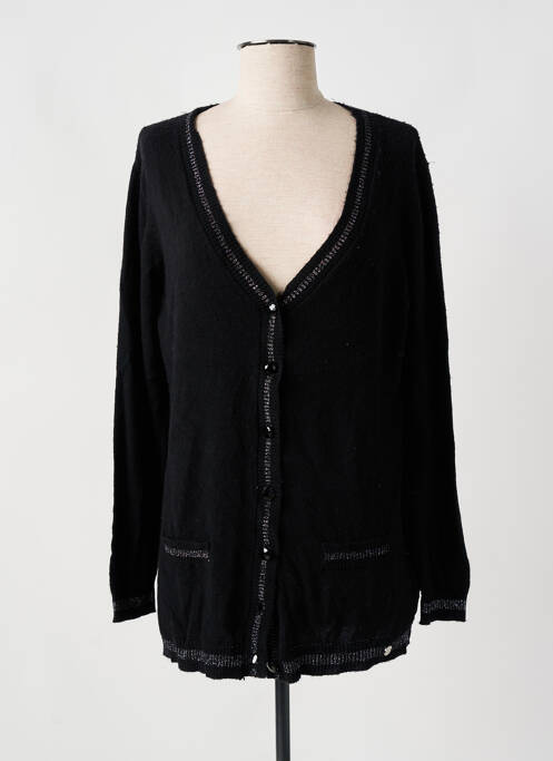 Gilet manches longues noir GAUDI pour femme