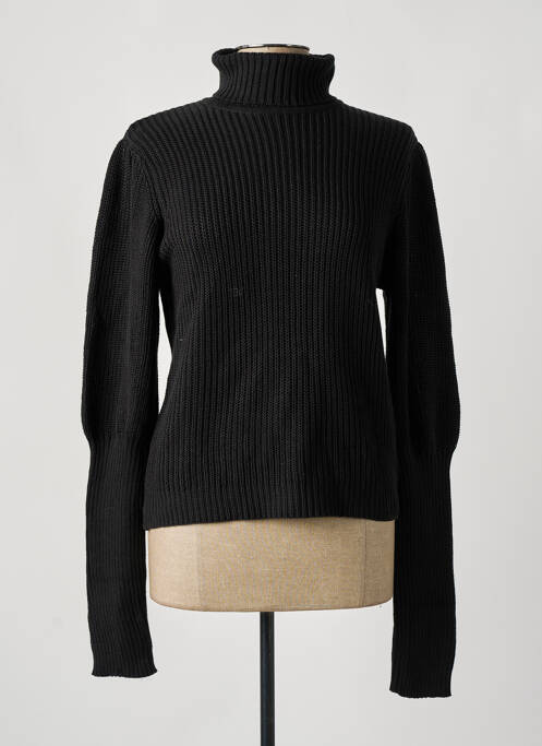 Pull col roulé noir MEXX pour femme