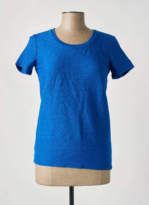 T-shirt bleu SCOTCH & SODA pour femme
