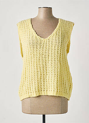 Débardeur jaune BELLITA femme