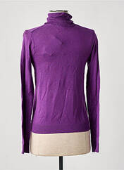 Pull col roulé violet MANGO pour femme seconde vue