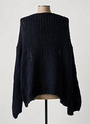 Gilet manches longues bleu BELLITA femme