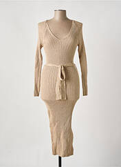 Robe longue beige MANGO pour femme seconde vue