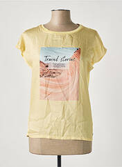 T-shirt jaune GARCIA pour femme seconde vue