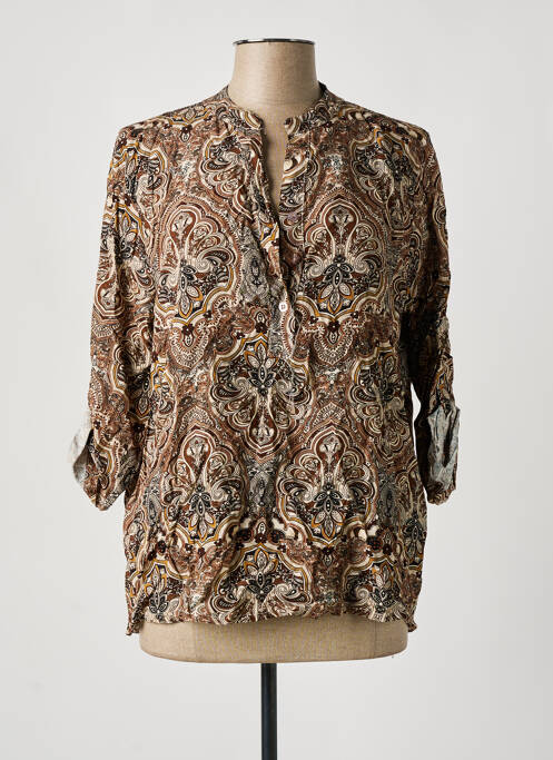 Blouse marron ZABAIONE pour femme