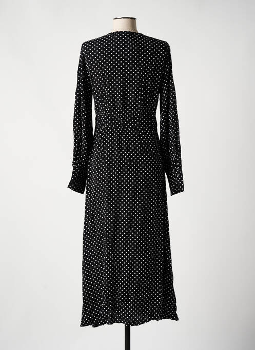 Robe longue noir MANGO pour femme