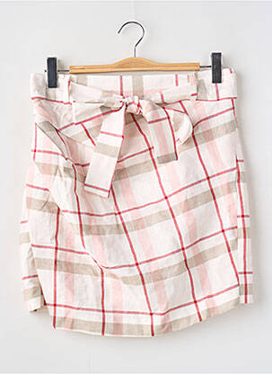 Jupe courte blanc MANGO femme
