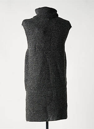 Pull col roulé gris ONLY femme