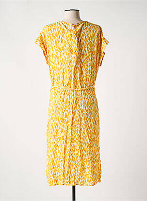 Robe mi-longue jaune STREET ONE femme