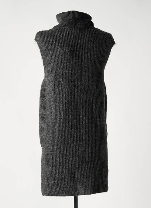 Pull col roulé gris ONLY pour femme