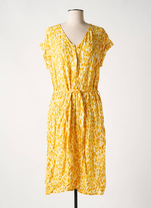 Robe mi-longue jaune STREET ONE pour femme