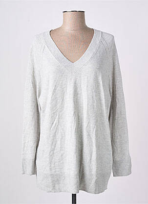 Pull gris MANGO femme