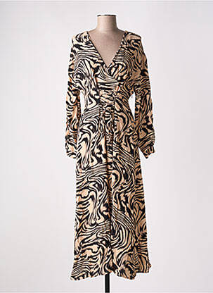 Robe longue noir MANGO femme