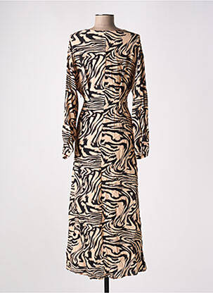 Robe longue noir MANGO femme