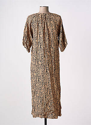 Robe mi-longue marron VERO MODA femme
