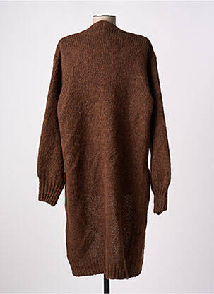 Gilet manches longues marron MORE & MORE femme