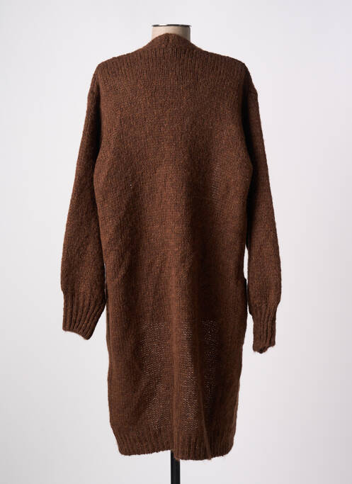 Gilet manches longues marron MORE & MORE pour femme