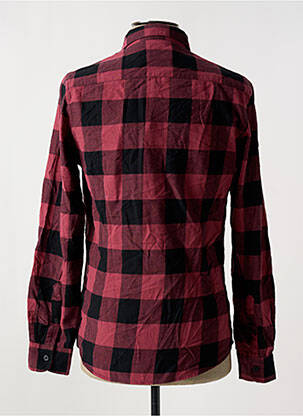 Chemise manches longues rouge ONLY&SONS homme