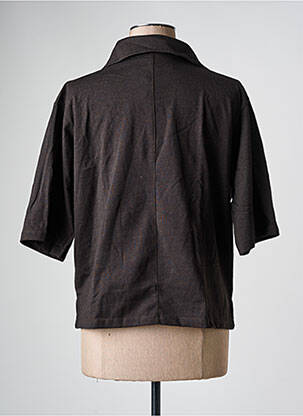 Polo noir TOURIST LEMC femme