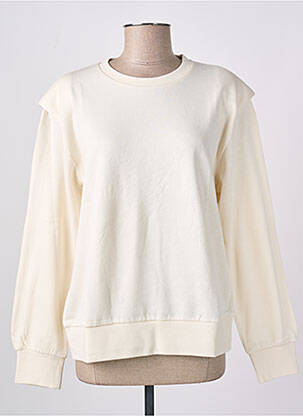 Sweat-shirt blanc ASTRID BLACK LABEL femme
