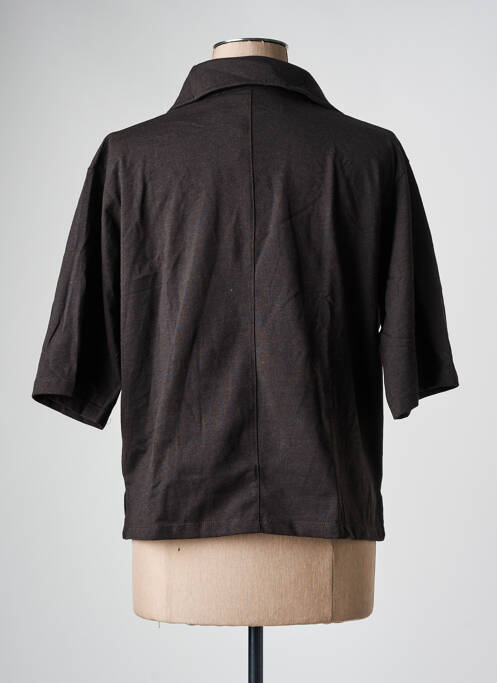 Polo noir TOURIST LEMC pour femme