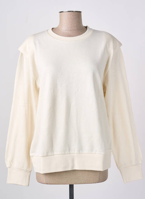 Sweat-shirt blanc ASTRID BLACK LABEL pour femme