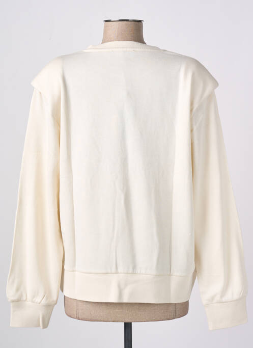 Sweat-shirt blanc ASTRID BLACK LABEL pour femme