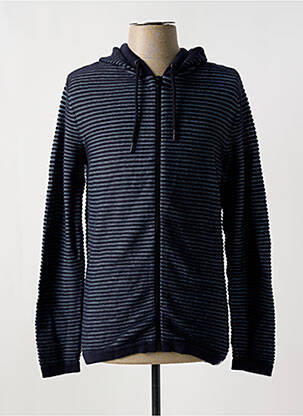 Sweat-shirt à capuche bleu JACK & JONES homme