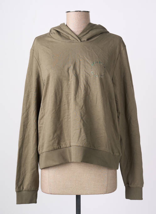 Sweat-shirt à capuche vert NOISY MAY pour femme