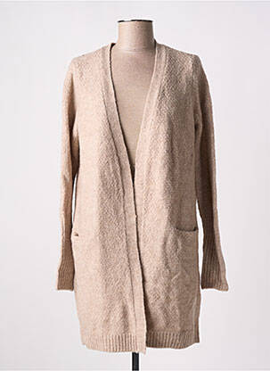Gilet manches longues beige VILA femme