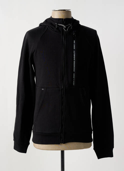 Gilet manches longues noir JACK & JONES pour homme