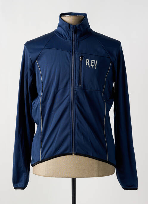 Gilet manches longues bleu R.EV 1703 BY REMCO EVENPOEL  pour homme