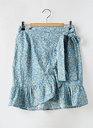 Jupe courte bleu ONLY femme