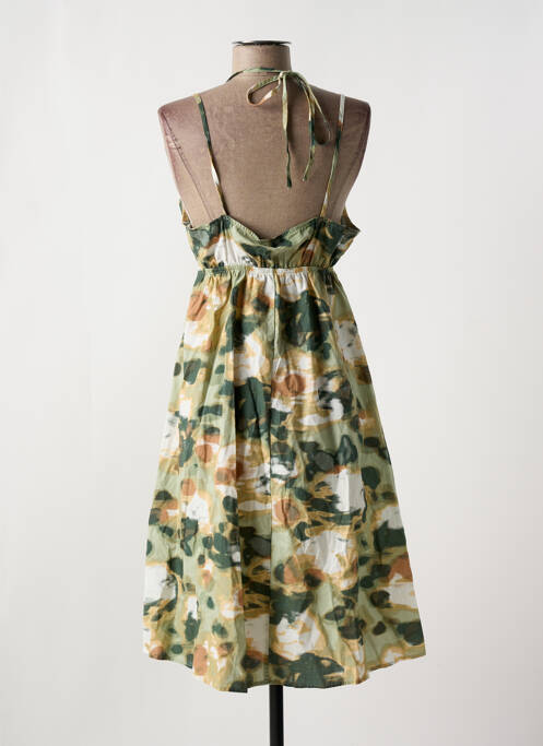 Robe mi-longue vert VERO MODA femme