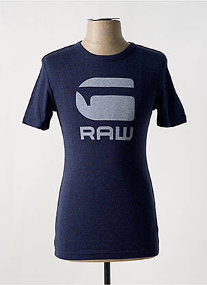 T-shirt bleu G STAR homme