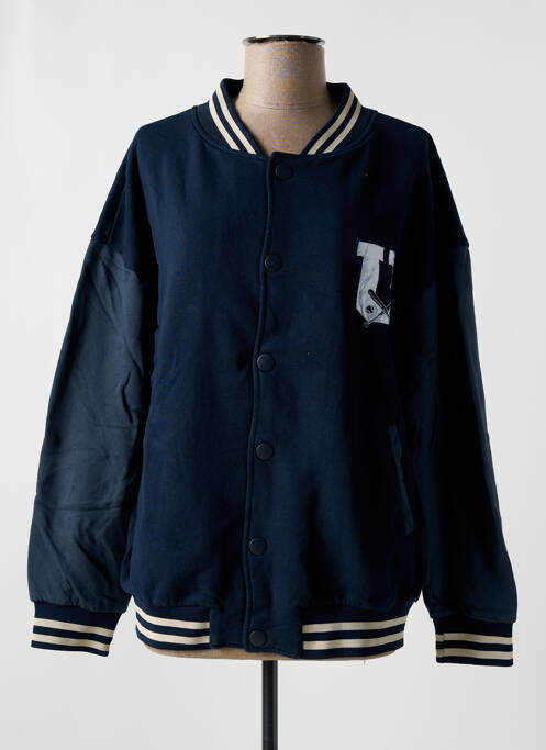 Gilet manches longues bleu SUBDUED pour femme