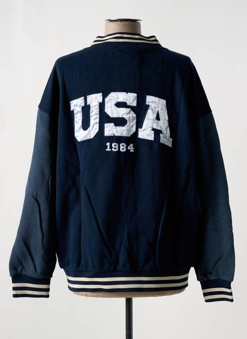 Gilet manches longues bleu SUBDUED pour femme