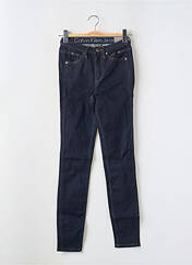 Jeans skinny bleu CALVIN KLEIN pour femme seconde vue